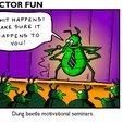 dung-beetle-motivational-seminars-dr-fun.jpg Dr. FUNs dung beetle motivational speaker character
