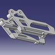 Guide chaine YZ YZF1.jpg Left chain guide Yamaha YZ - YZF