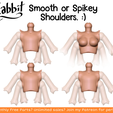 63.png [KABBIT ADDON] 6 Arm Chest for Kabbit - (For FDM and SLA Printing)