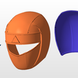 open.png power rangers yellowalien ranger helmet stl file for 3d printing