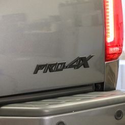 IMG_3569.jpg Pro4x badge for Nissan Frontier / Xterra
