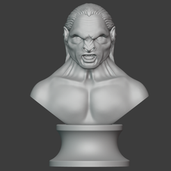 Lurtz 11.PNG The Uruk-Hai Lurtz from Lord of the rings movie for 3D printing in STL