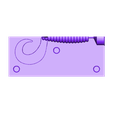 4 Tail Grub P1.STL STL file Four Tail Grub Soft Plastic Injection Mold・3D printer design to download