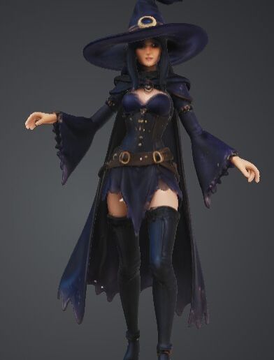 A beautiful witch