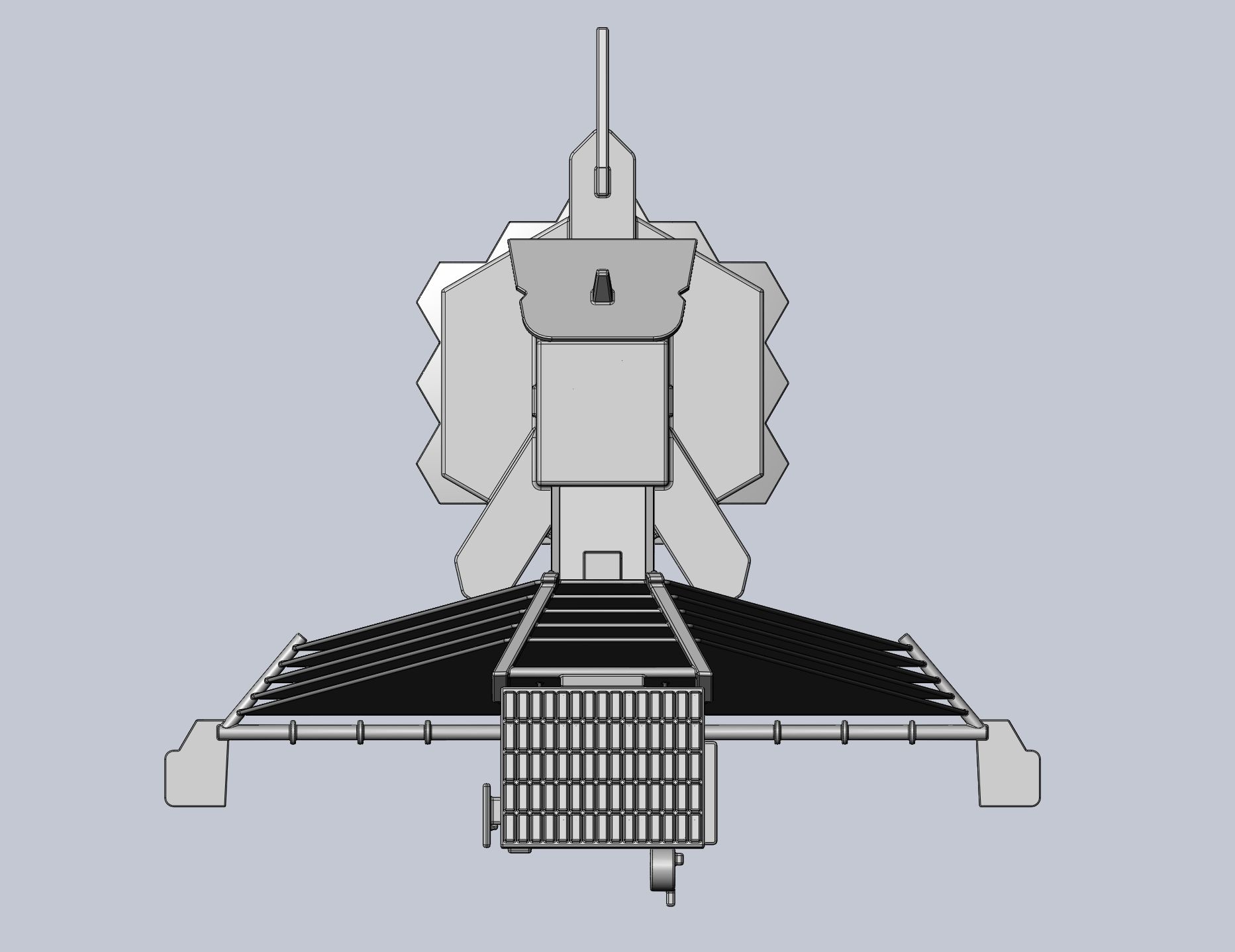 jw7.jpg Download DXF file James Webb Space Telescope JWST Basic Model • 3D printer template, julian-danzer