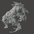 9.png BRUTE NECROMORPH - DEAD SPACE REMAKE  BOSS - ULTRA HIGH DETAILED MESH - HIGH POLY STL FOR 3D PRINTING