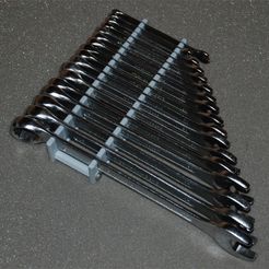 00a341316decebc22258c7ca7cd98b7f_display_large.jpg Free STL file Wrench Holder (parameterized)・Model to download and 3D print