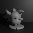 Wigglytuff8.png Igglybuff, jigglypuff, Wigglytuff and Scream tail 3D print model