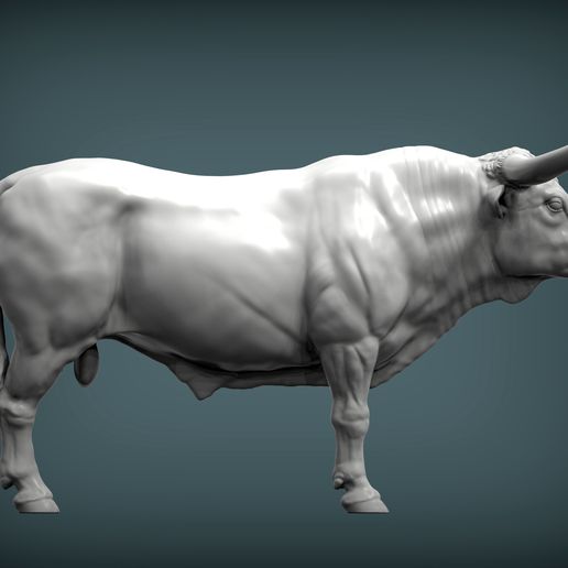 Texas-Longhorn5.jpg Texas Longhorn 3D-Druckmodell