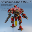 frontviewred2withtext.png [Tabletop Minis - presupported] Imperial Space Knight Bondsman