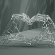 Hands-and-Love-2.png Hands and love - Hands and love - Voxel - LowPoly - Wireframe 3D Model
