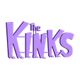 TheKinks.stl STL file 60's Band Logos (Bundled Deal)・3D printable model to download