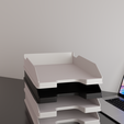 bureau-2.png 3D Paper Organizer: Efficiency and Style for your Office
