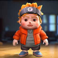 naruto2.jpg 3D file NARUTO CHIBI FIGURE・3D printing design to download