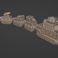 Landtrain.png Space Dwarf Army 6mm Epic Scale (presupported)