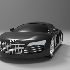 audi_6_display_large.jpg Télécharger le fichier STL gratuit Audi R8 Modèle v1 • Objet pour imprimante 3D, ernestwallon3D