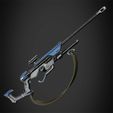 AnaRifleFrontal.jpg Overwatch Ana Biotic Rifle for Cosplay