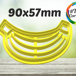 banana.png Archivo STL fruit cookie cutter・Diseño de impresión en 3D para descargar
