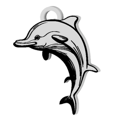 delf-4.png PREMIUM DOLPHIN KEYCHAIN / EARRINGS / NECKLACE