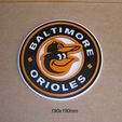 baltimore-orioles-baseball-cartel-letrero-logotipo-impresion3D.jpg Baltimore Orioles, baseball, poster, sign, logo, print3D, bat, team, team, league, career