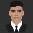 34.jpg Tommy Shelby from Peaky Blinders bust for full color 3D printing