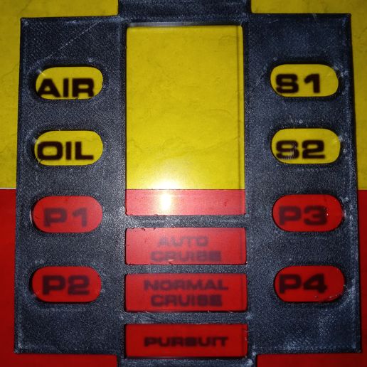 🔌 Knight Rider Voice and Sensor Bezel・ STL File for ・Cults