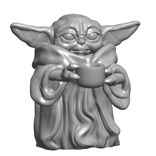 BABY YODA - BABY YODA SOUP 3D model
