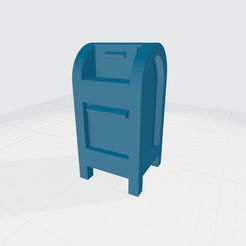 mailbox.png Archivo STL gratis Mailbox for urban scenery・Diseño de impresora 3D para descargar, Easy3Dprints