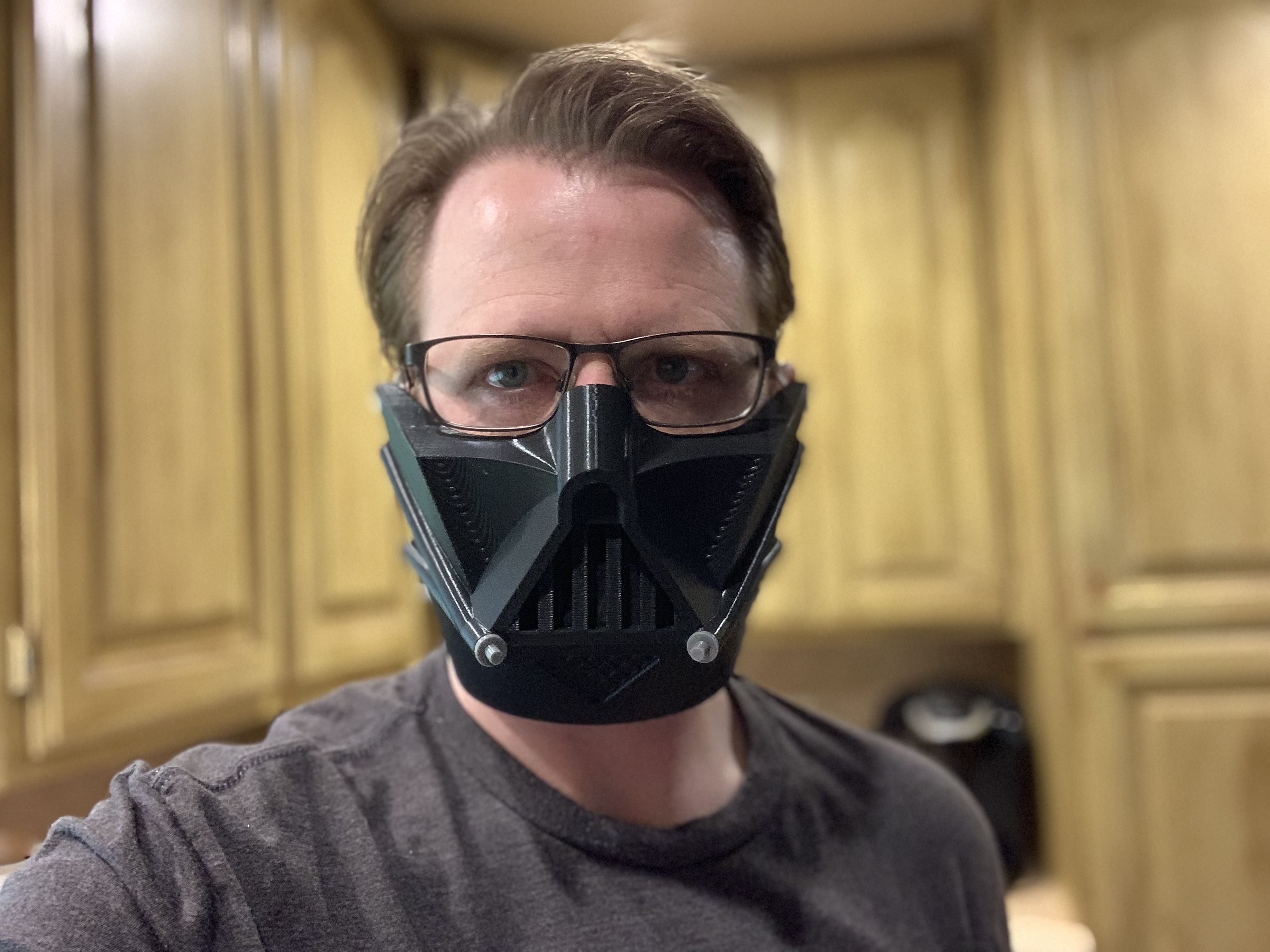 3D printed Darth Vader Face Mask • made with Creality Ender 3・Cults