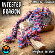 6.png Infested Dragon, Scary Halloween Flexi Dragon