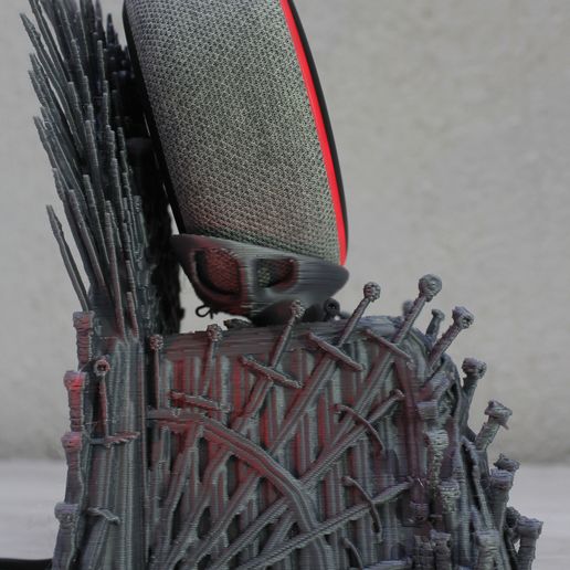 _MG_7530.jpg Iron throne stand for echo dot 4 gen