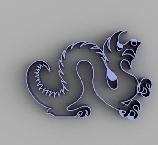 Drexel Dragon Cookie Cutter