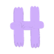 Alphabet Lore - H.stl Lore do alfabeto - H