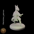 karate3.png Karate reversed Centaur - miniature for 3D printing - 30mm scale
