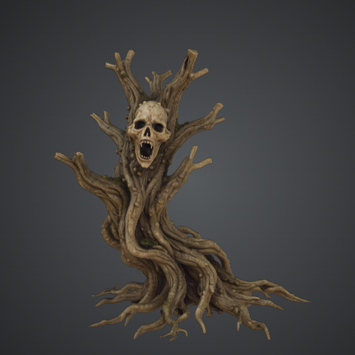 Haunted Skull Tree – Twisted Forest Horror