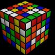 555k.jpg 5X5 Scrambled Rubik's Cube