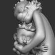 5.jpg Calvin and Hobbes for 3d print stl hug model