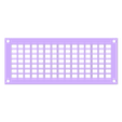 GrilleAeration.stl Ventilation grid 170 x 70 x 1 mm
