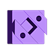 VersionA_part1.stl Dovetail Box Puzzle, Cube Puzzle