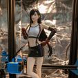 Tifa Lockhart Final Fantasy VII Fanart Statue 3d Printable