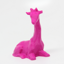 Capture_d__cran_2015-07-07___10.04.14.png Download free STL file Low Poly Giraffe • 3D print template, RubixDesign