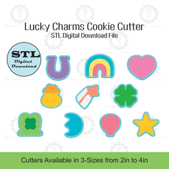 Etsy-Listing-Template-STL.png Lucky Charms Cookie Cutter | STL File