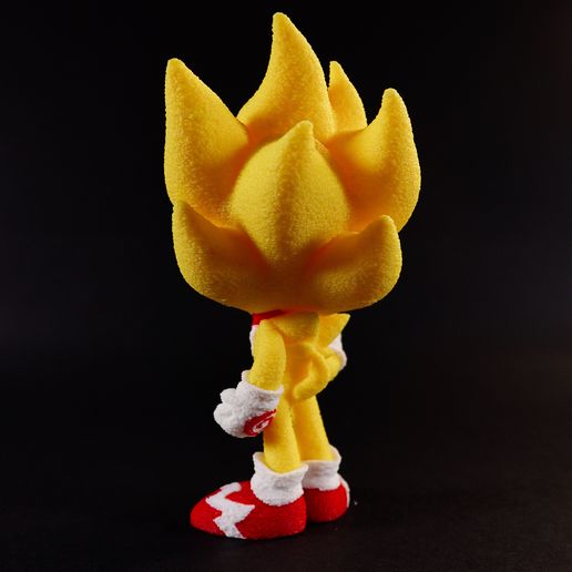 🦔 SUPER SONIC - Figura inspirada no Sonic the Hedgehog・Arquivo