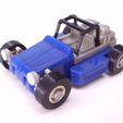 transformers-G1-mini-vehicle-beachcomber-repaired.jpg G1 Beachcomber Repair Kit - Tires, Rollcage, Headlights