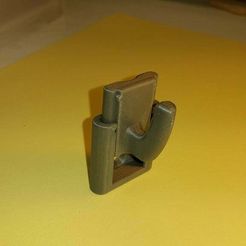 20160620_164406.jpg Free STL file Crochet Clic - wall hook clic・Object to download and to 3D print