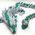 Gem-14.jpg Gemstone Dragon, Softer Crystal Dragon, Cinderwing3D, Articulating Flexible Dragon, Print-in-place, NO supports!