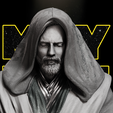 5.png Obi Wan Kenobi Bust - Star Wars 3D Models - Tested and Ready for 3D printing