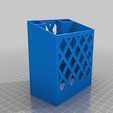 Pencil_Pot.png Download free STL file Desk Organizer • 3D printer object, Nekothechamp