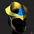 001f.jpg AJAK Crown - Salma Hayek Helmet - Eternals Marvel Movie 2021 3D print model