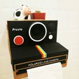 p.jpg Fichier STL Porte-papier hygiénique Polaroid (couvercle*)・Objet pour impression 3D à télécharger
